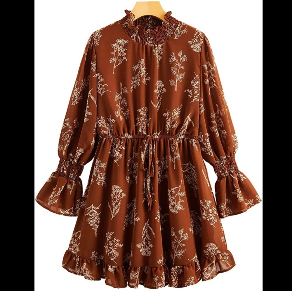High neck dress